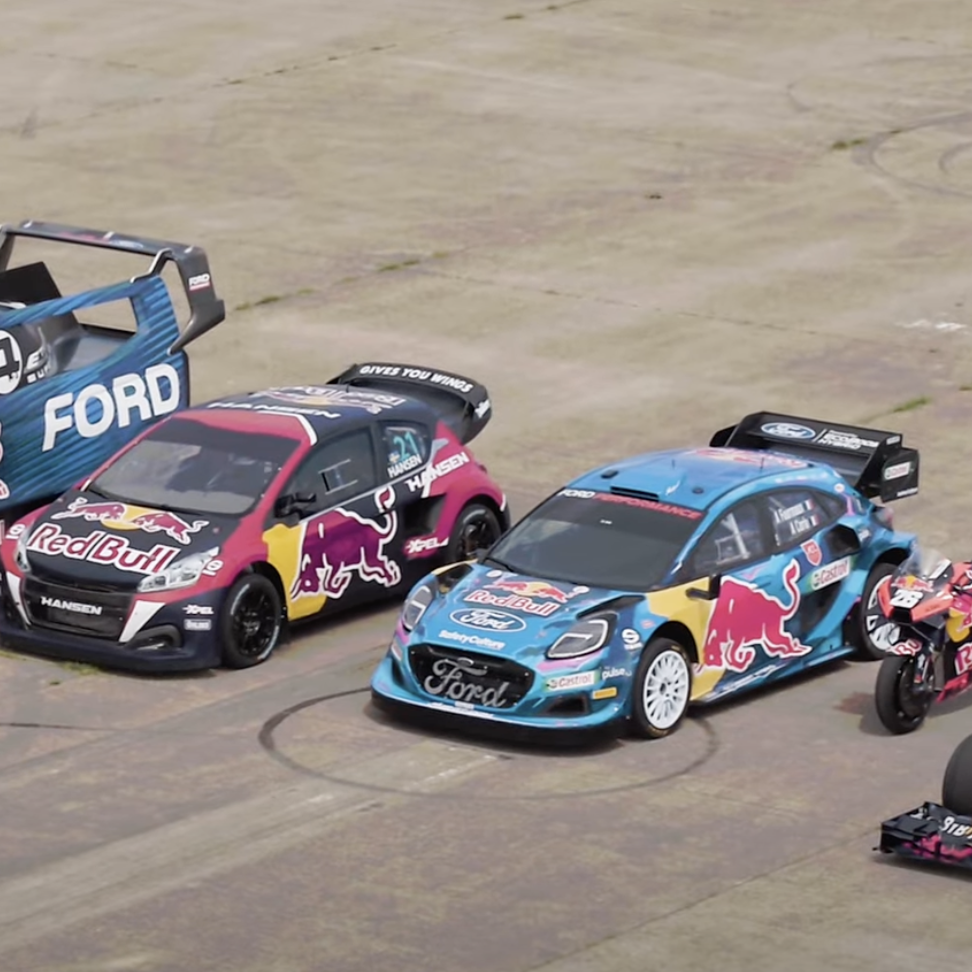 F1 car Vs MotoGP Vs WRC Vs WRX Vs... van